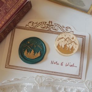 Note & Wish Winter Mountains Wax Seal Stamp