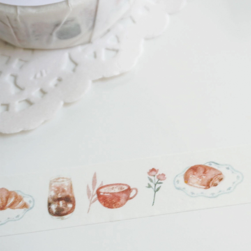 Note and Wish Sunday Brunch washi tape - Afbeelding 4