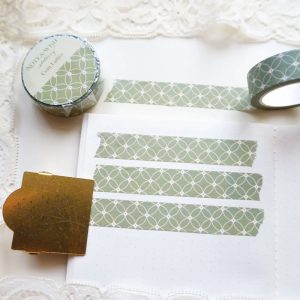 Note and wish Coin Lattice washi tape