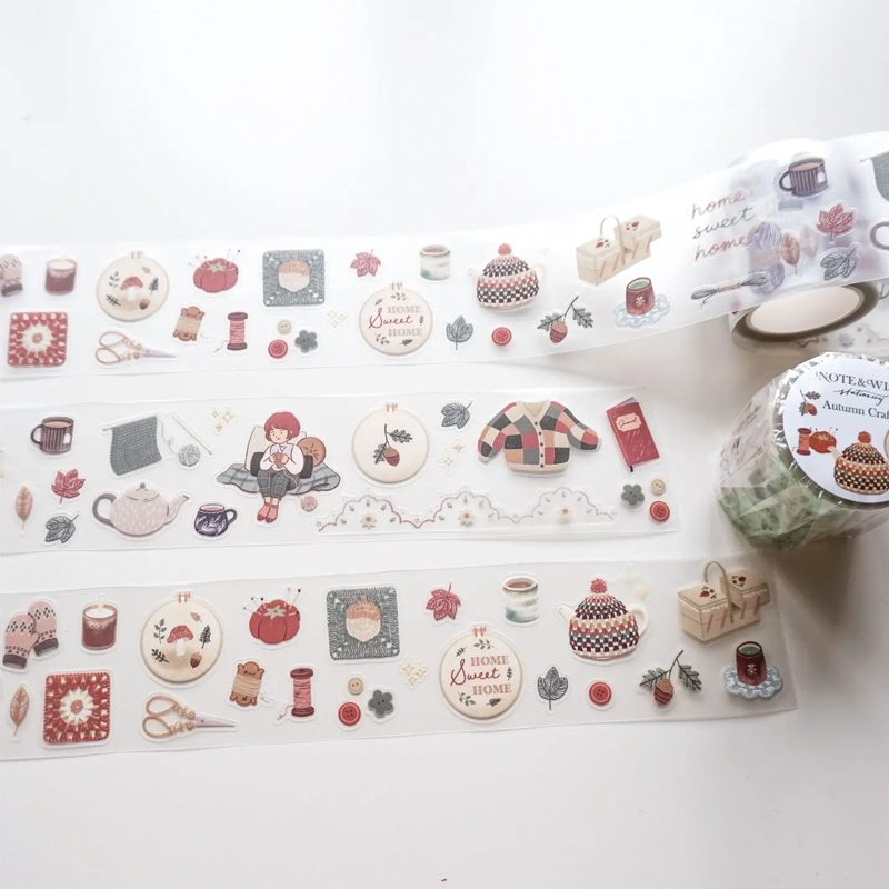 Note and Wish Autumn Crafts Pre-cut Pet Tape SAMPLE 90 cm - Afbeelding 3