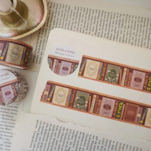 Note and Wish Pride & Prejudice Washi Tape - Romantic Classics Books Washi Tape
