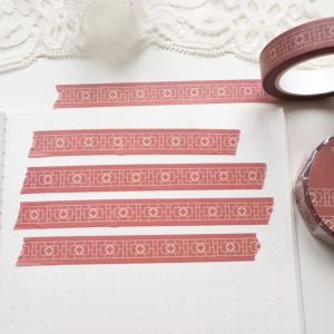 Note and Wish Lattice Window washi tape